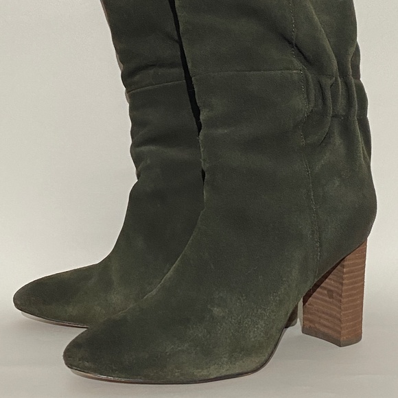 Charles by Charles David Barrie Olive Suede Boots - Picture 10 of 12